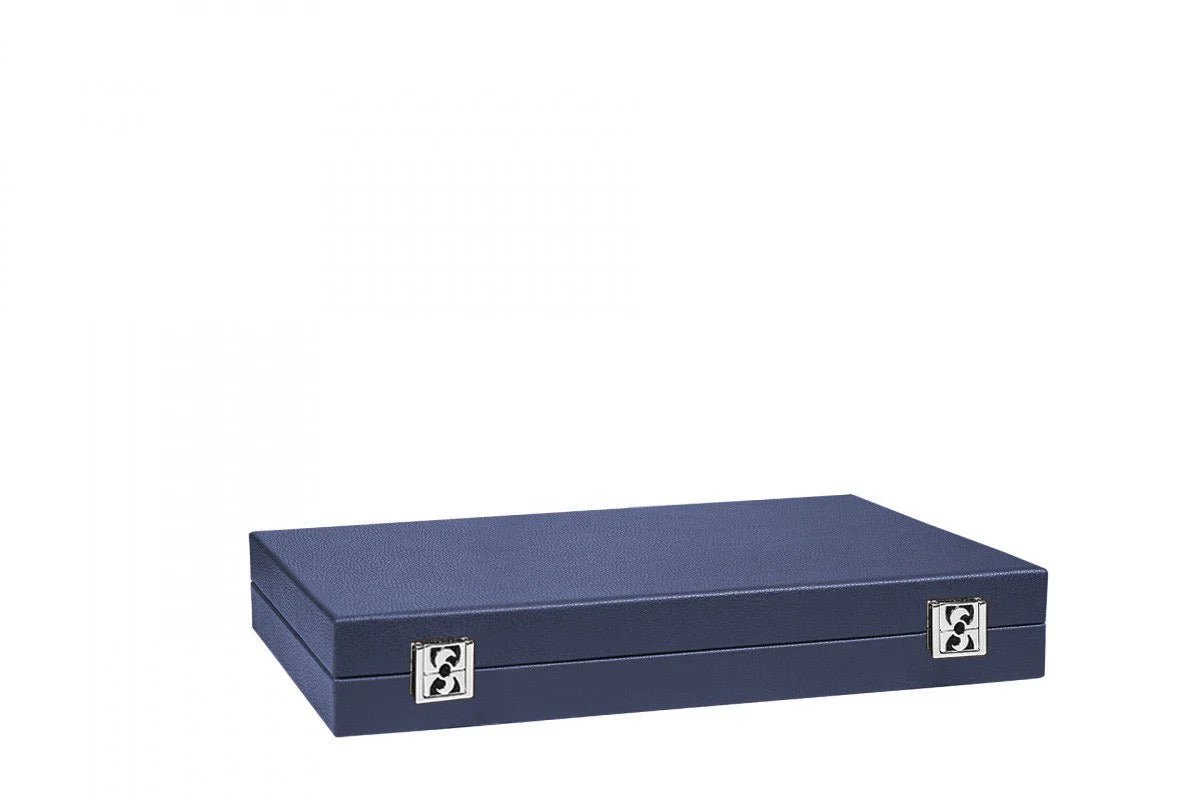 Backgammon Hector Saxe - Buffle Bleu de France - Grand - Image 3