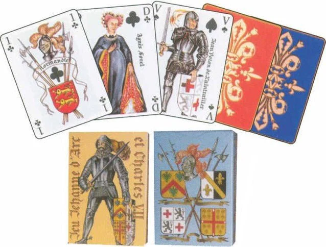 Cartes DUSSERRE - Jeanne d'Arc et Charles VII