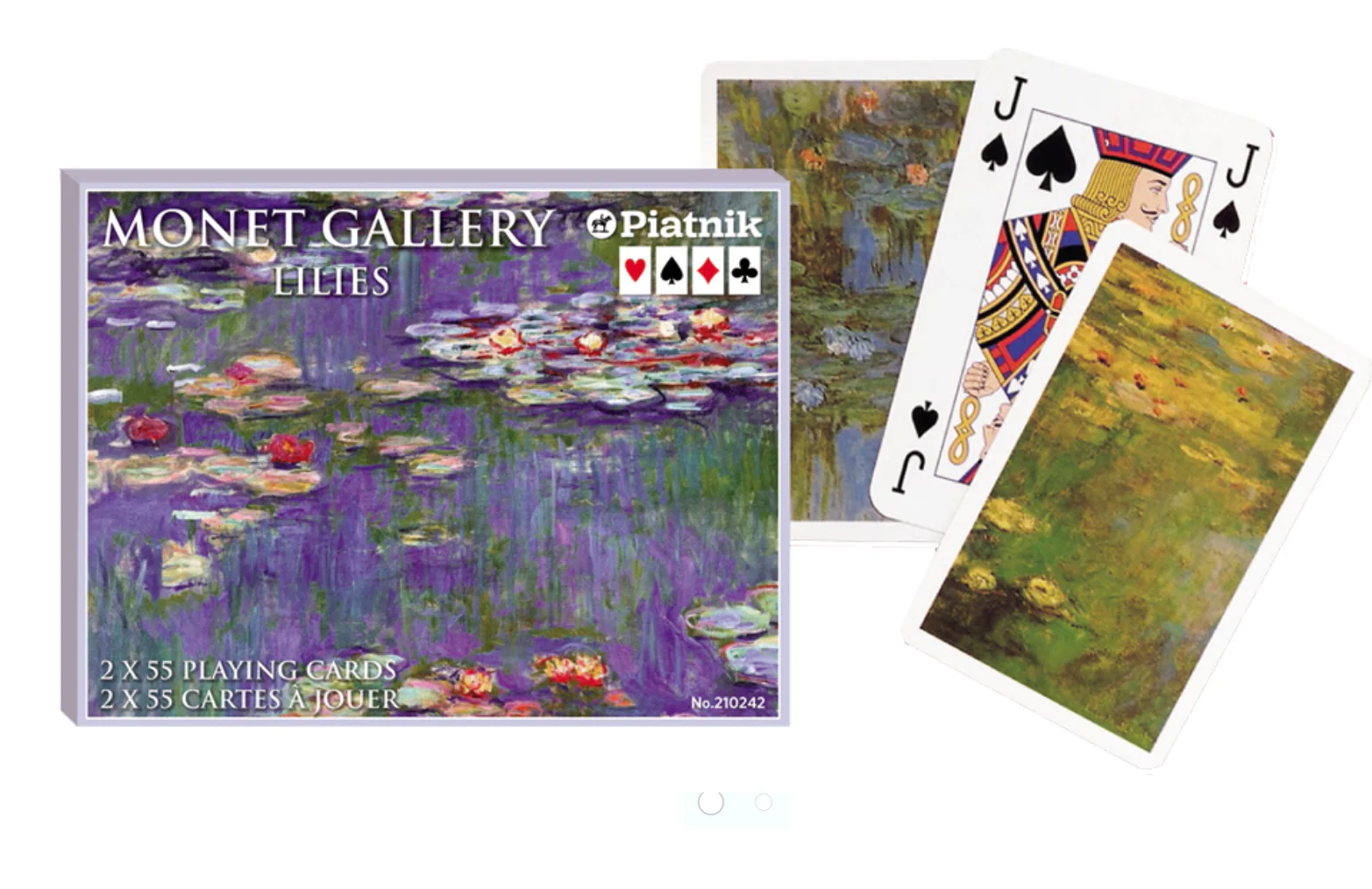Coffret double Piatnik - Nympheas - Monet