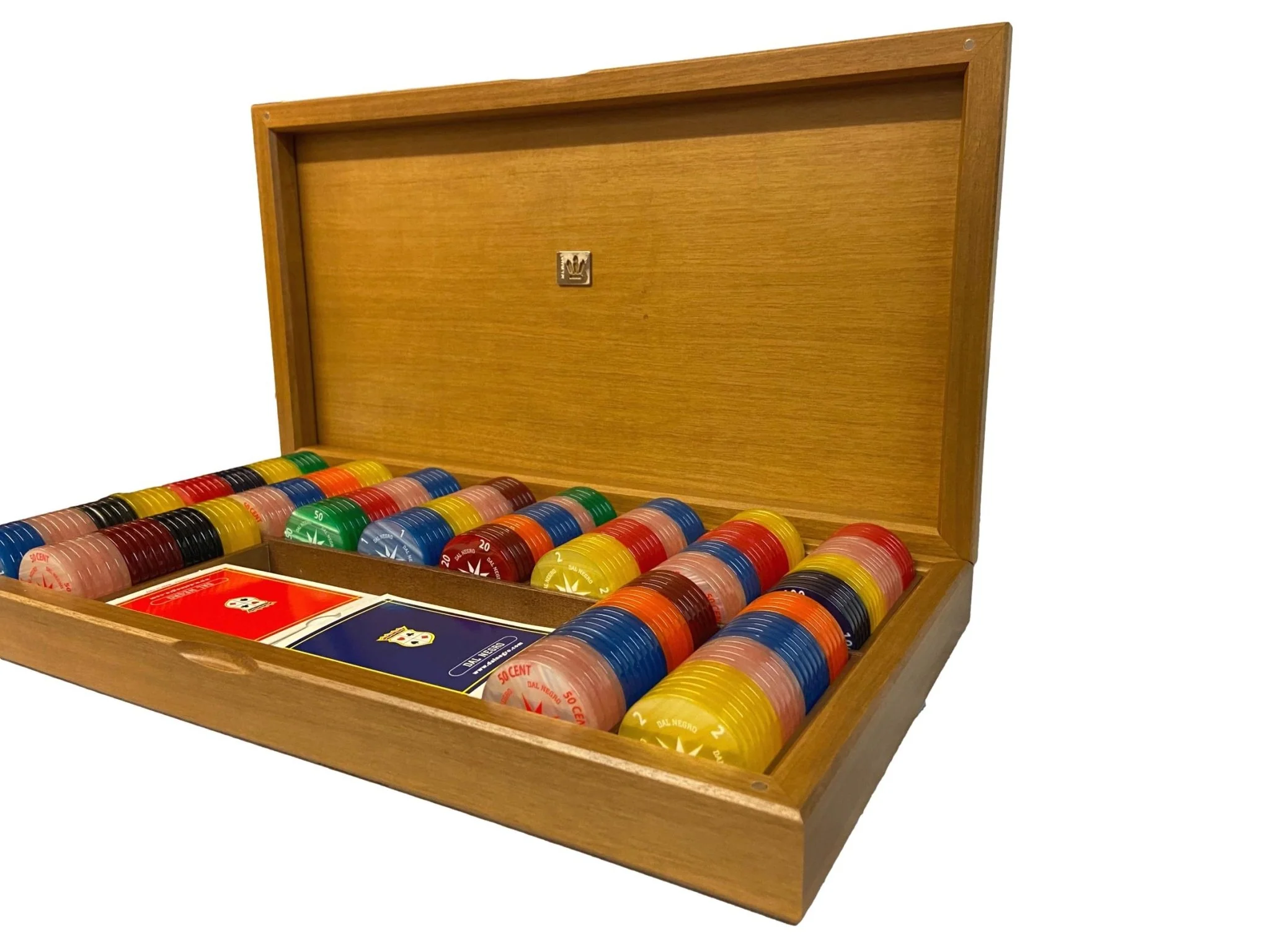 Coffret Ronce de noyer - 264 jetons à l'ancienne - DN - Image 5