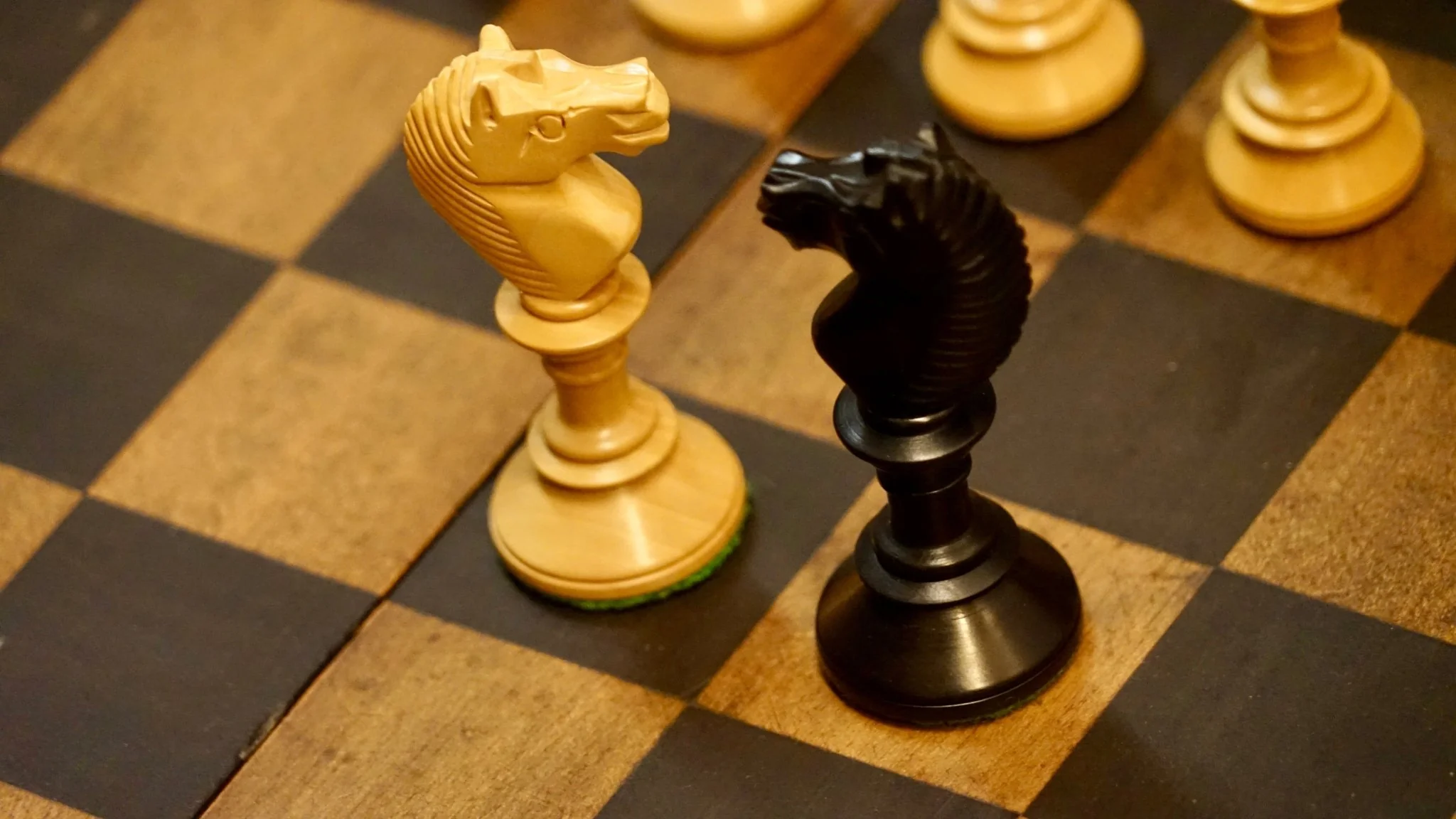 Collection - Ensemble Jeu d'échecs ancien Northern Upright - Image 3