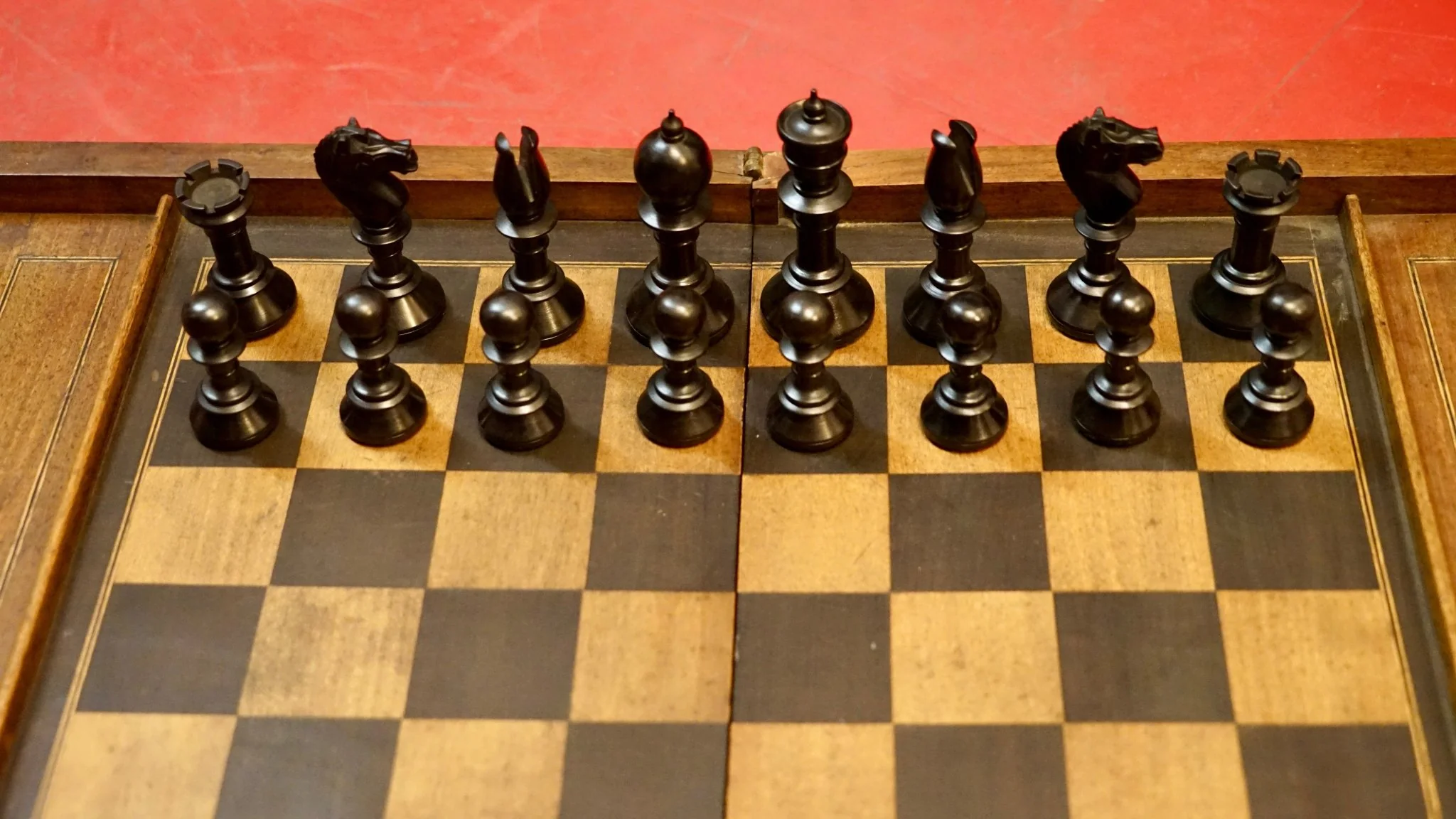 Collection - Ensemble Jeu d'échecs ancien Northern Upright - Image 7