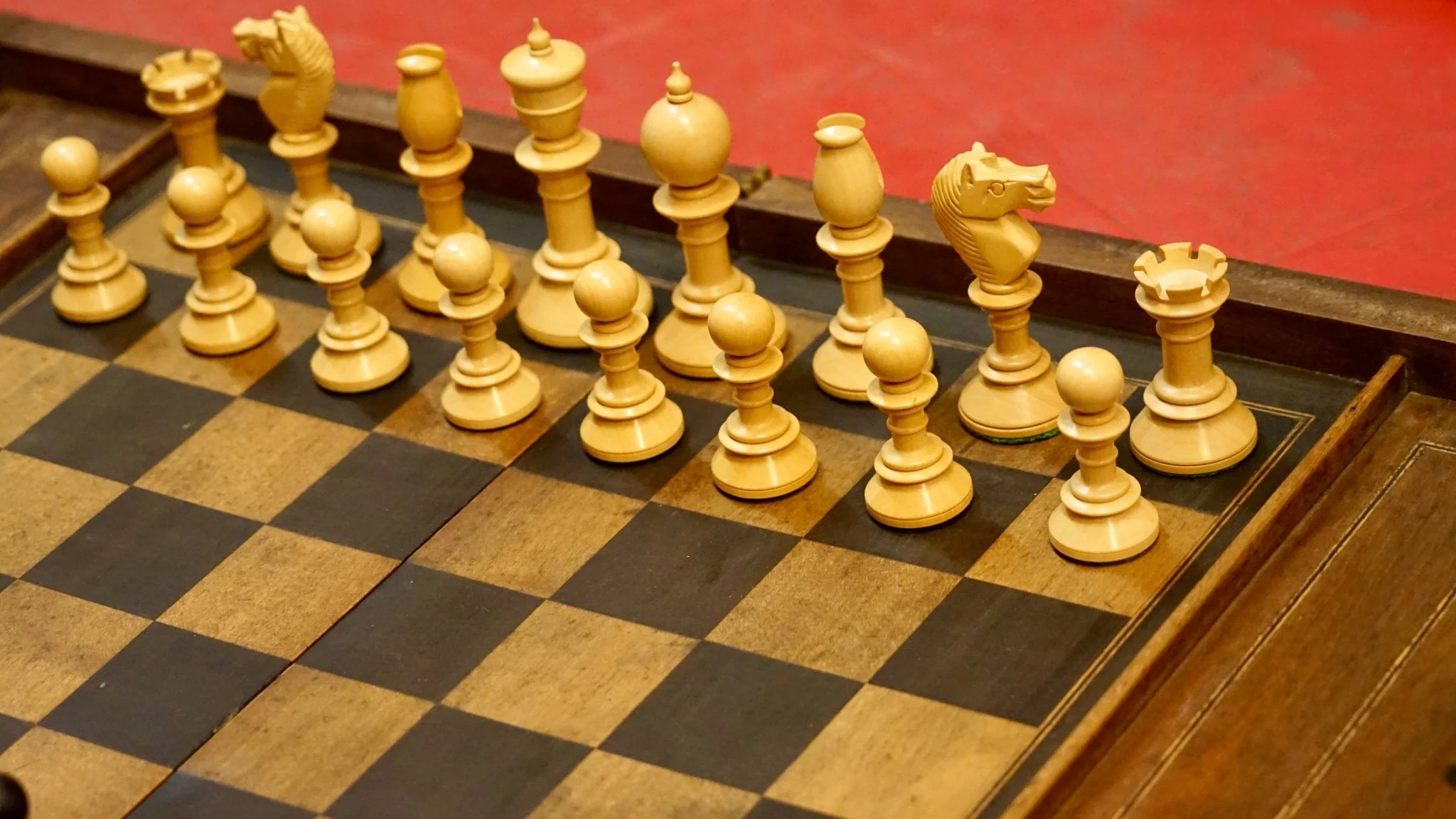 Collection - Ensemble Jeu d'échecs ancien Northern Upright - Image 8
