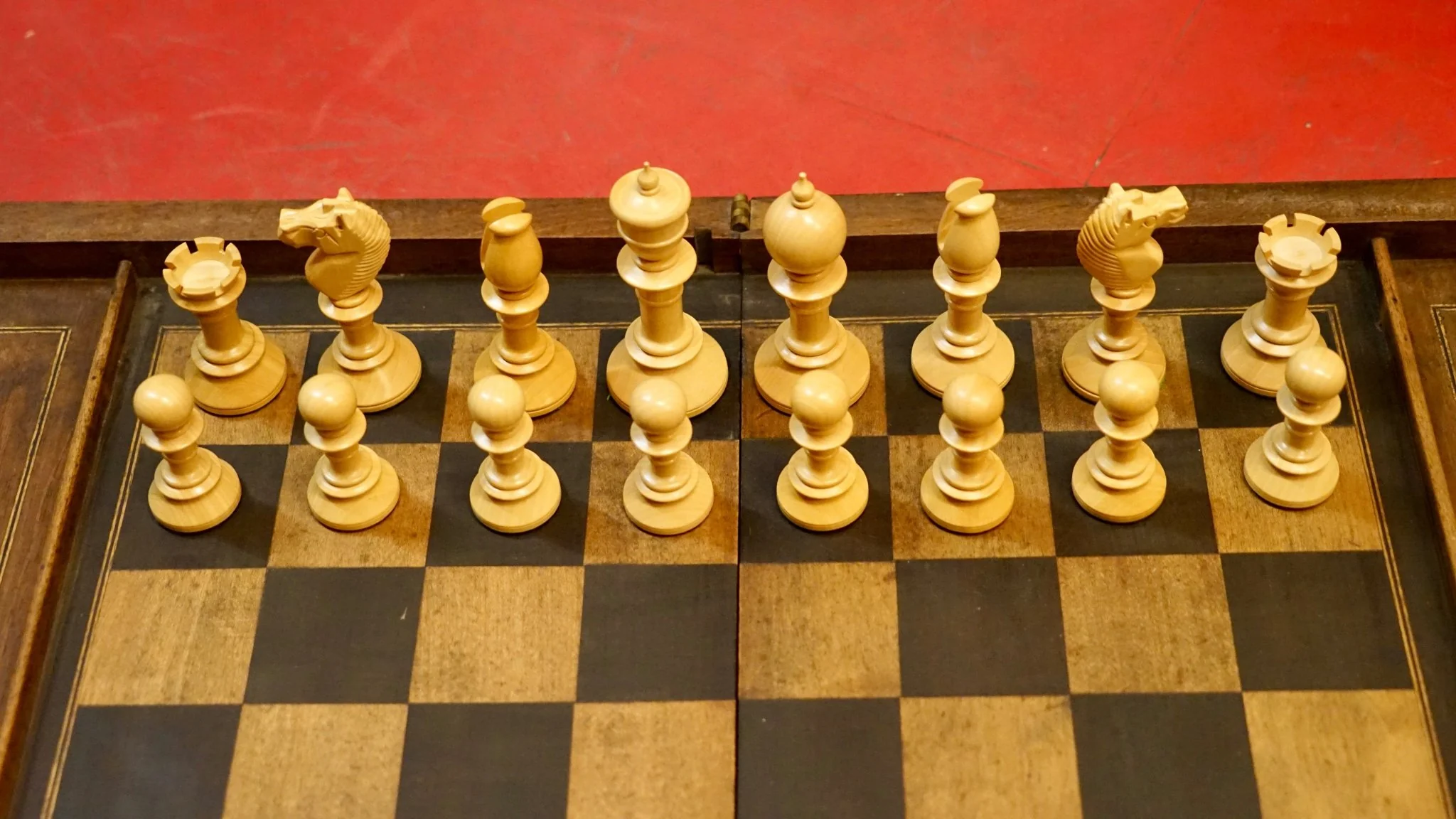 Collection - Ensemble Jeu d'échecs ancien Northern Upright - Image 9