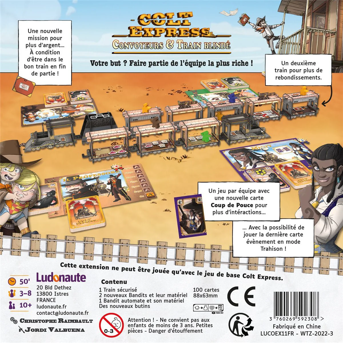 Colt Express - extension Convoyeurs et Train Blindé - Image 3
