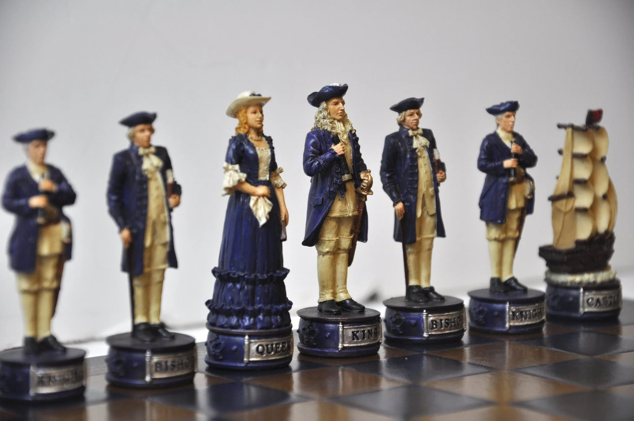 Pièces d’échecs Pirates / Marine en résine - Peint à la main - Taille 2/3 - Ital Fama - Image 3
