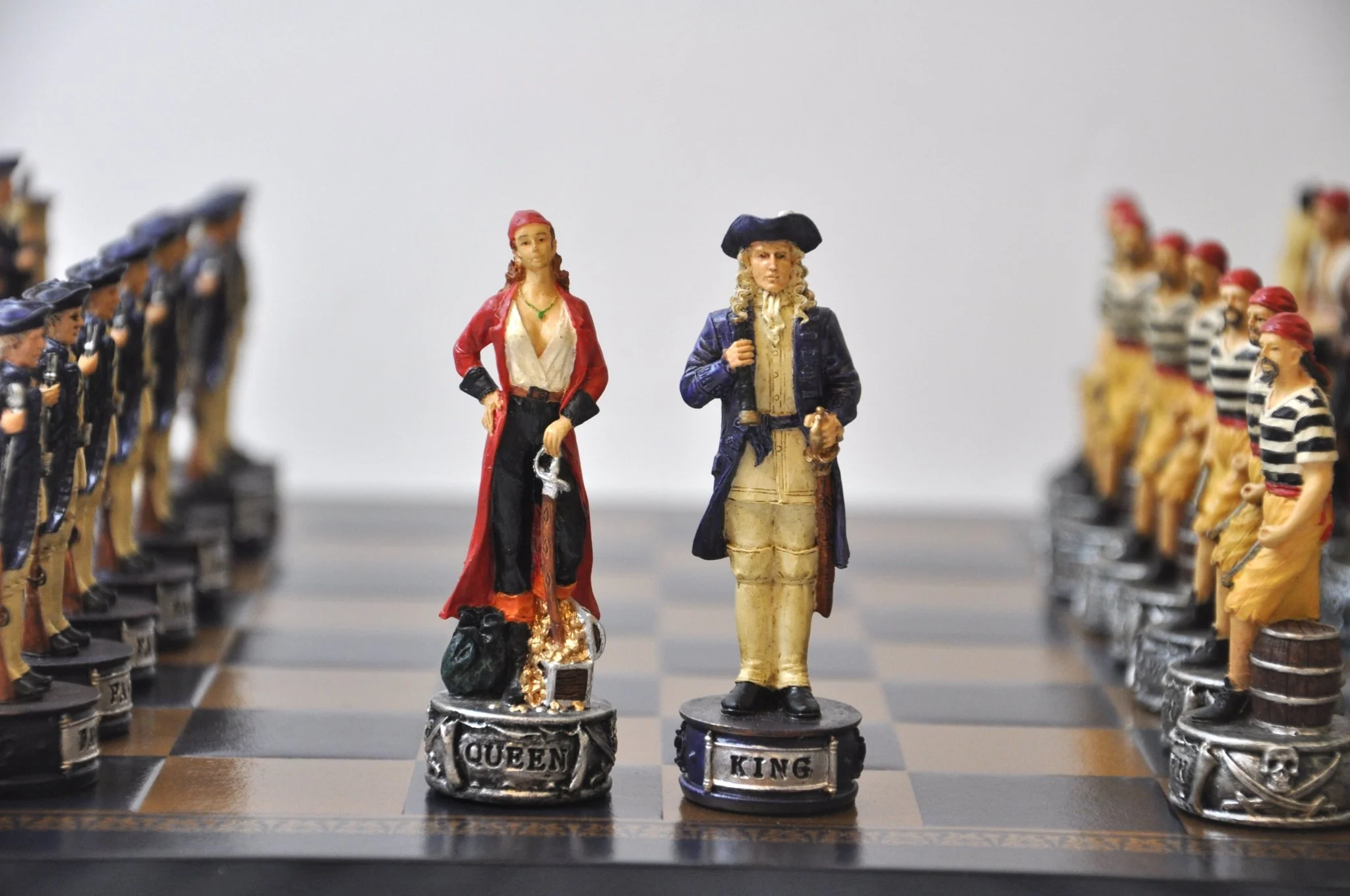 Pièces d’échecs Pirates / Marine en résine - Peint à la main - Taille 2/3 - Ital Fama - Image 6