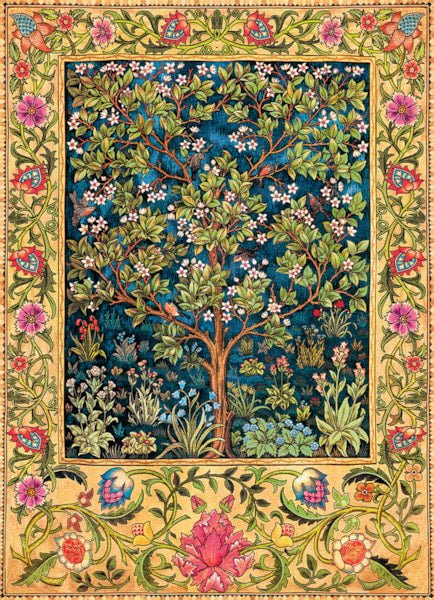 Puzzle Eurographics - 1000 p - Tapisserie - William Morris - Image 2
