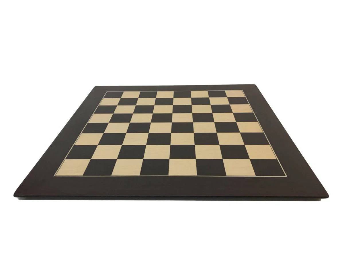 Plateau d'échecs / échiquier en wengé - bords biseautés - Ferrer