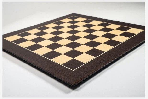 Plateau d'échecs / échiquier en wengé - bords biseautés - Ferrer - Image 2