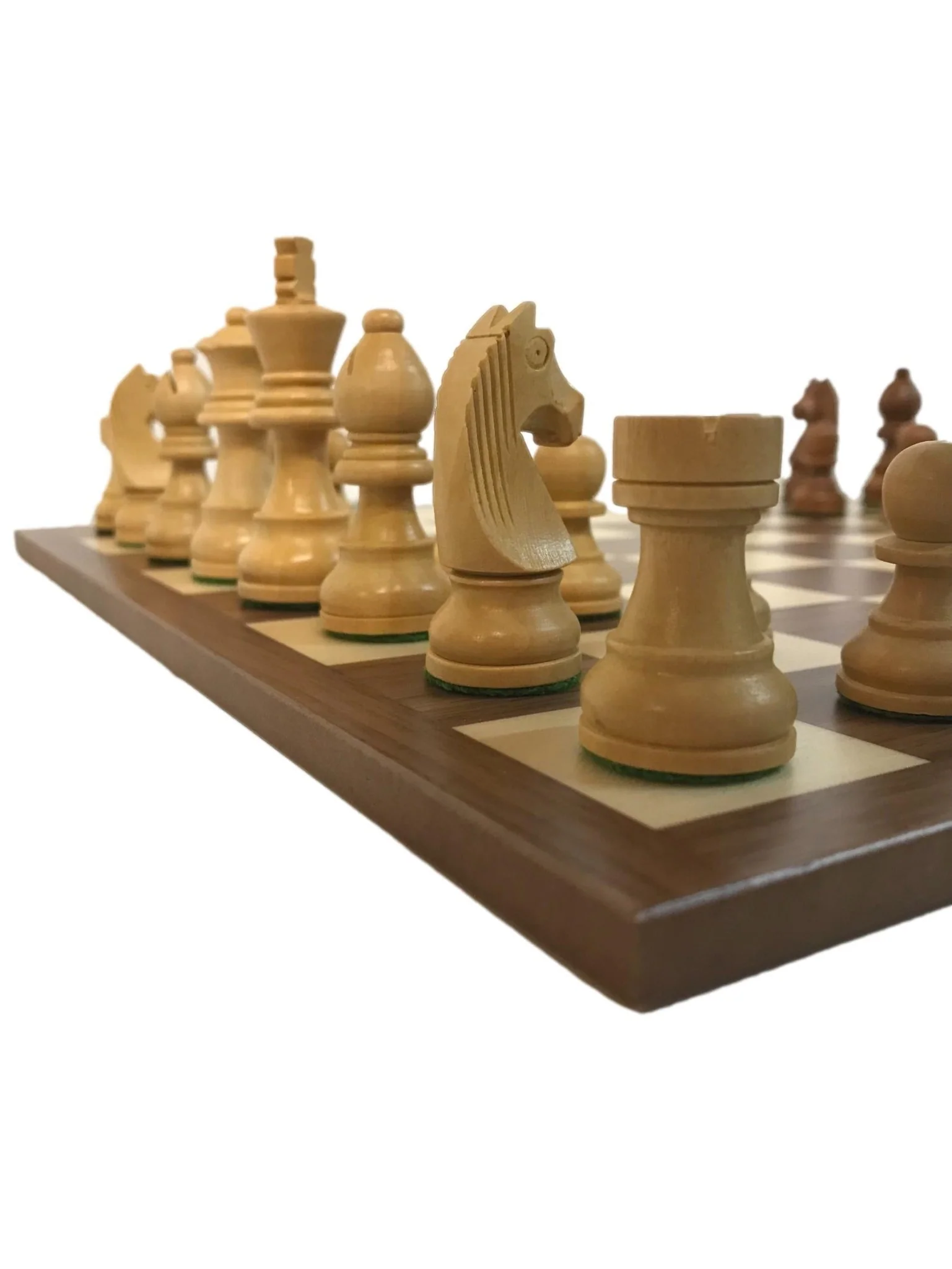 Ensemble jeu d'échecs Club en acajou- bords fin - Image 10