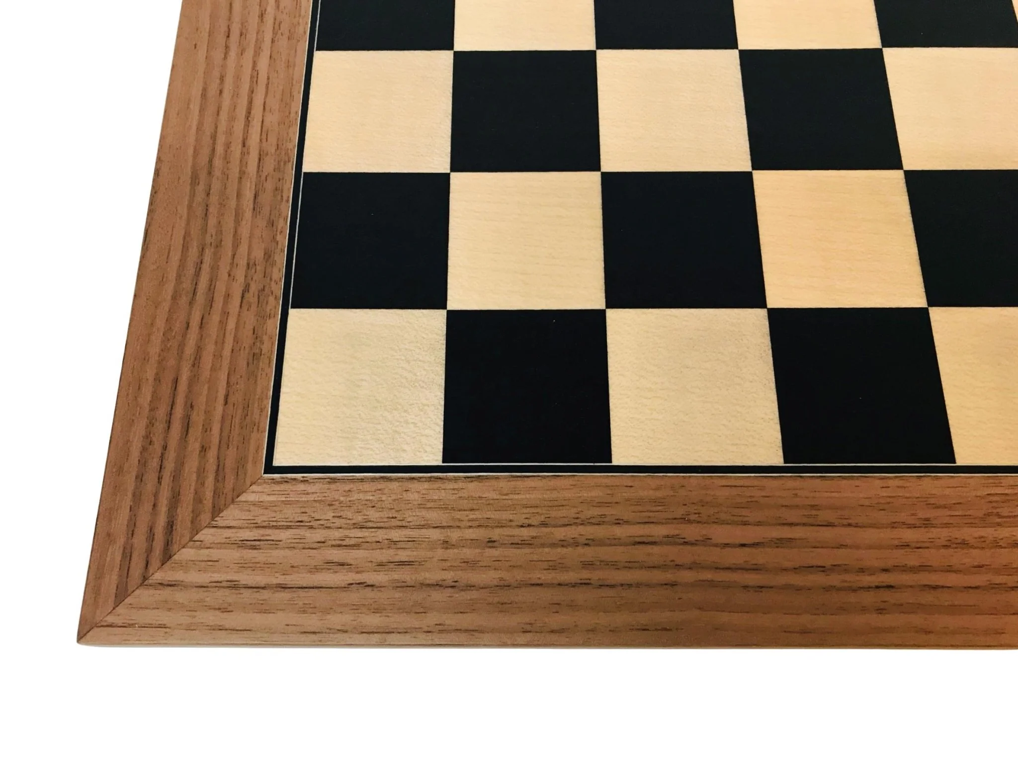 Ensemble jeu d'échecs Club Prestige en poirier teinté et sycomore - Bords noyer - Image 7