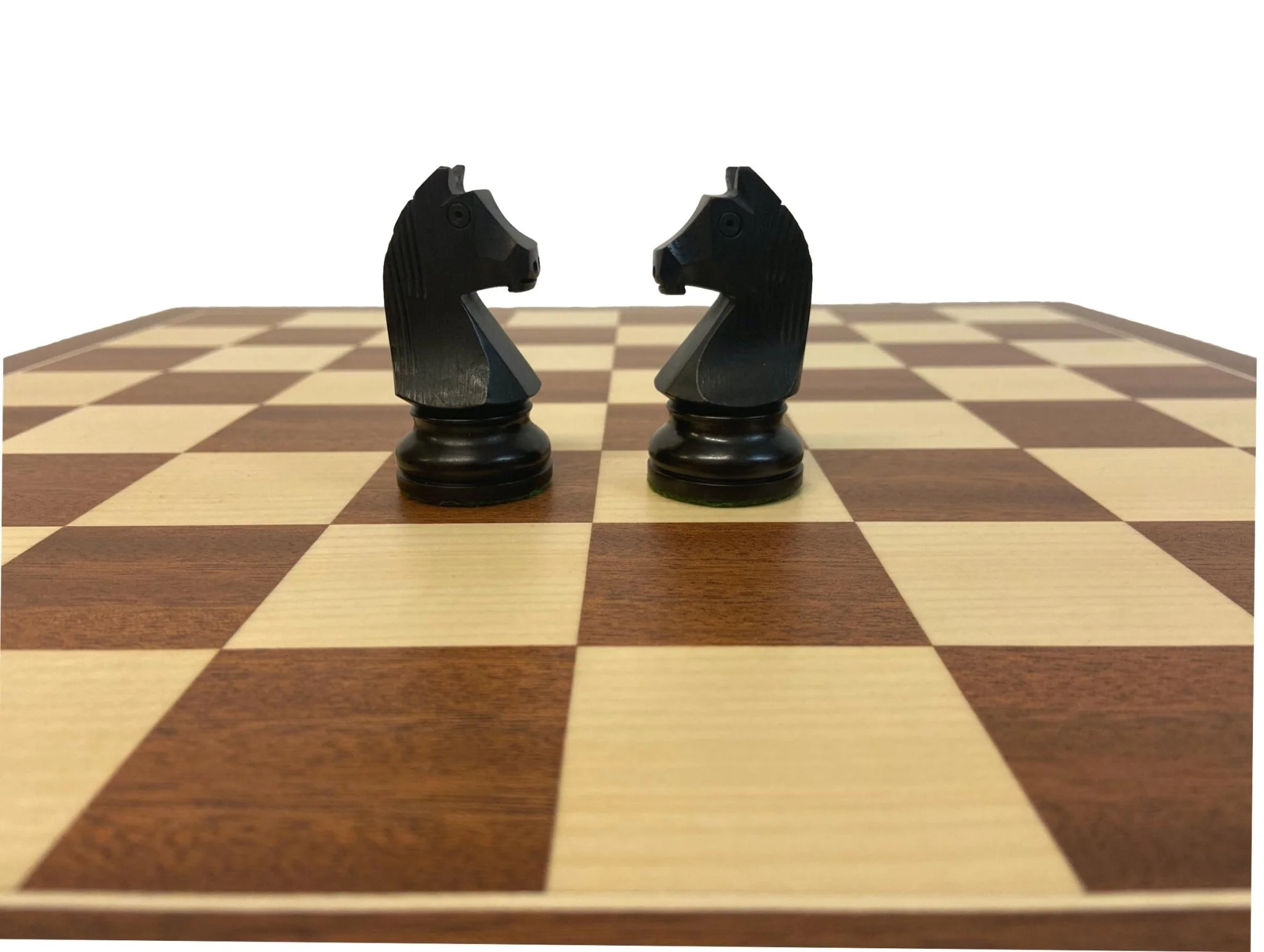Ensemble jeu d'échecs Club en acajou - Bords Fins - Pièces buis teinté - Noir - Image 9