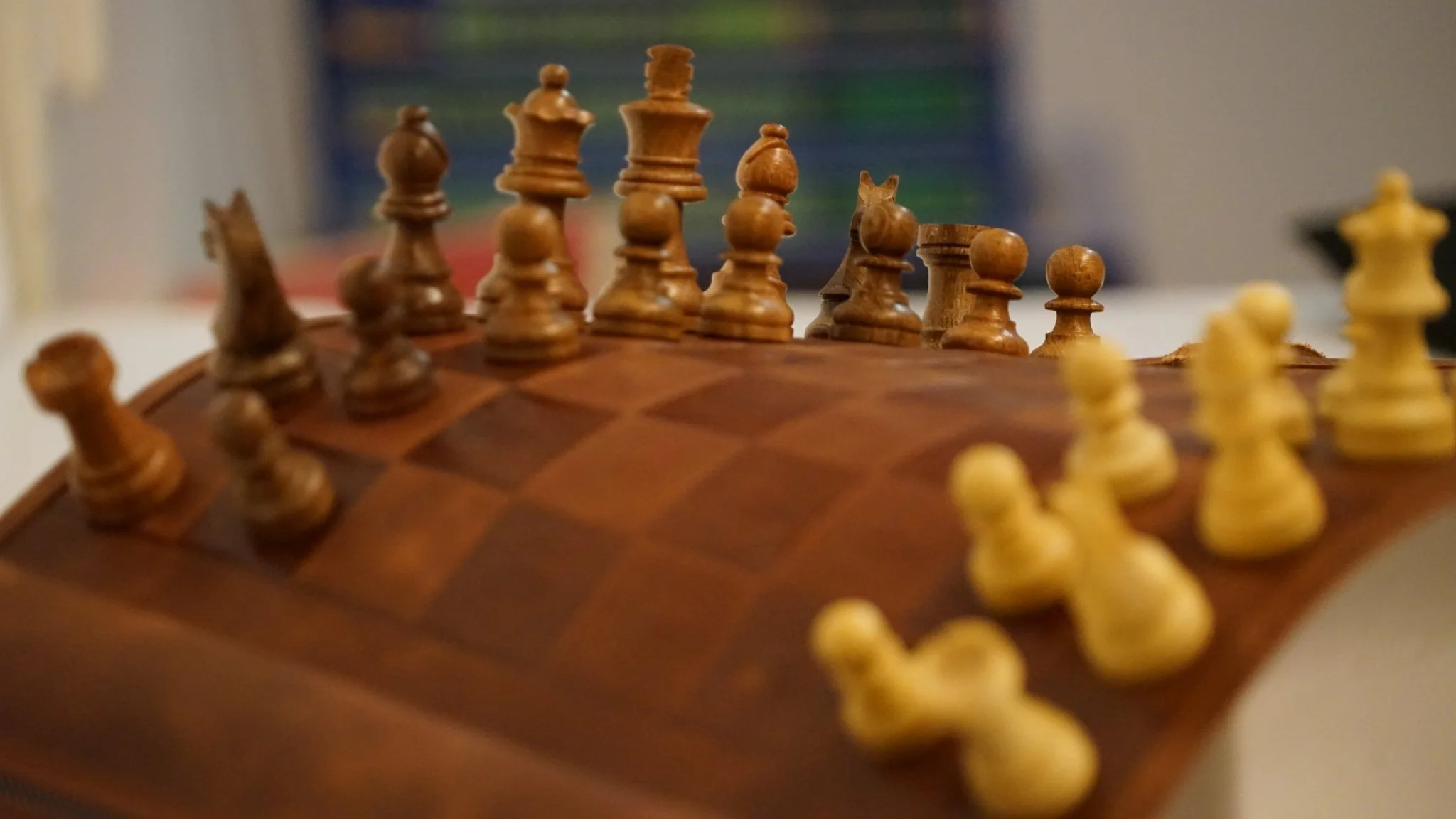 Ensemble jeu d'échecs en cuir - magnétique - Marron - mélia games - Image 8