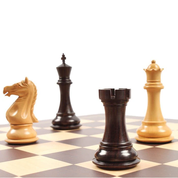 Ensemble jeu d'échecs Suprême en Wengé - Pièces palissandre et buis - Image 3