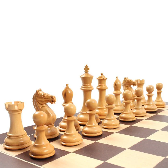 Ensemble jeu d'échecs Suprême en Wengé - Pièces palissandre et buis - Image 4