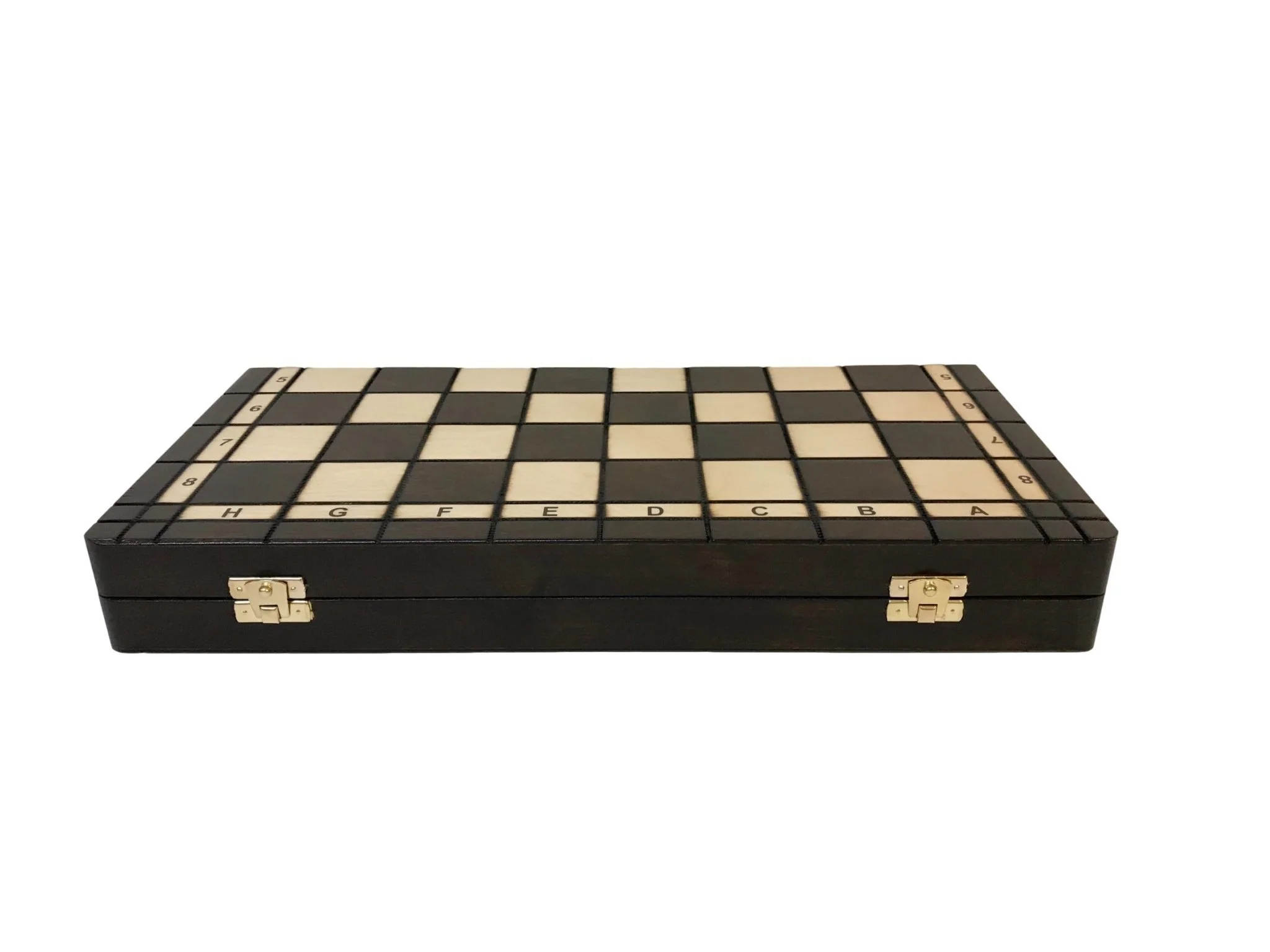 Jeu d'échecs - Coffre pyrogravé - Image 4