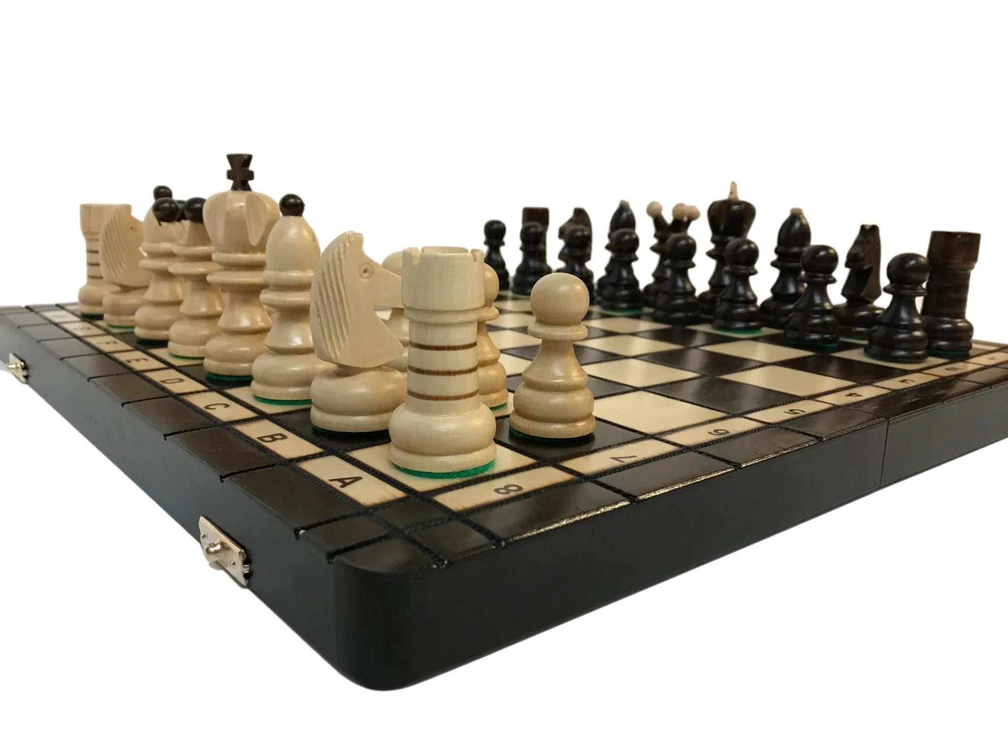 Jeu d'échecs - Coffre pyrogravé - Image 8