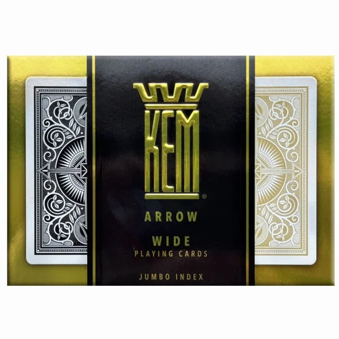 Kem double poker - index Jumbo - Black / Gold - Image 3