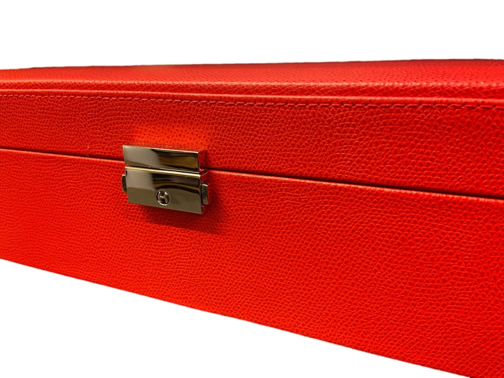 Mallette de poker en cuir grainé - Rouge - Image 7