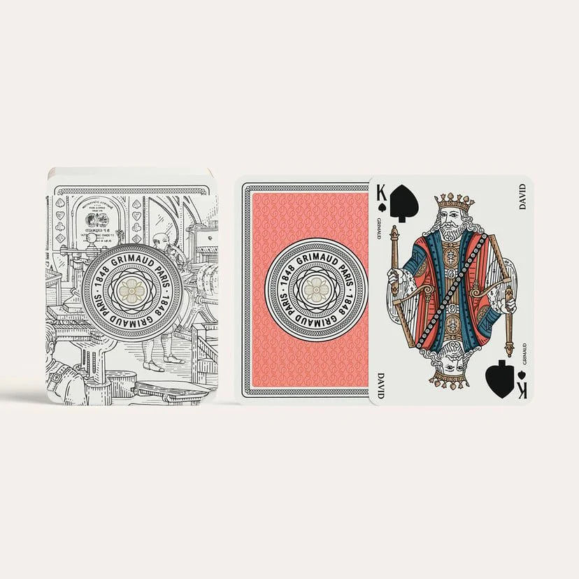 N°200 : Cartes à Jouer Grimaud 54 cartes - Nouvelle édition Luxe - Dos Bleu Dauphin - Image 4