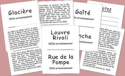 Petites histoires de 46 Stations de Métro
