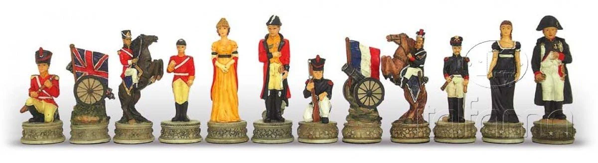 Pièces Bataille de Waterloo - Résine - Peint à la main