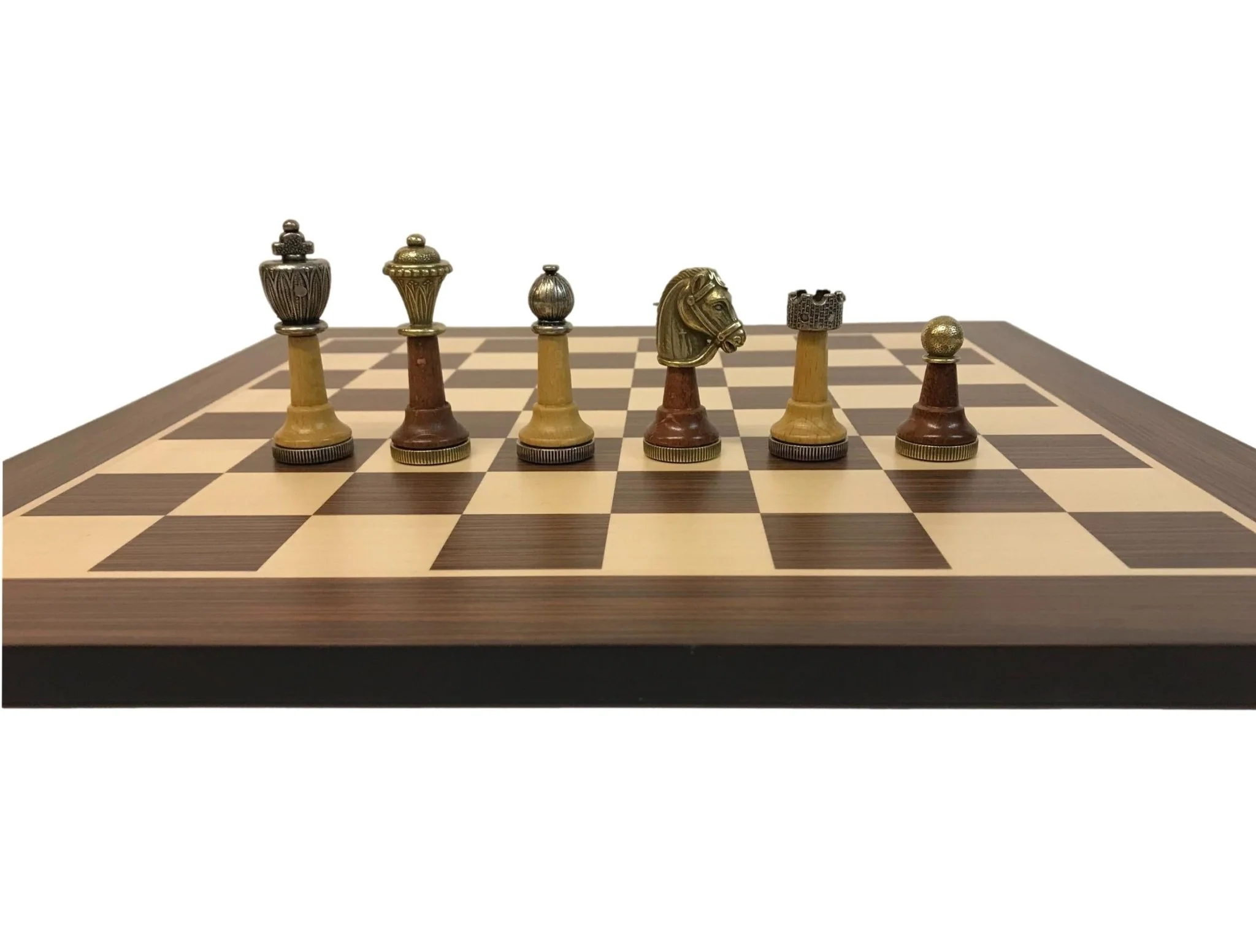 Pièces classiques en métal et bois - Fait à la main