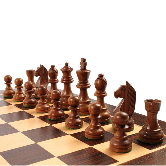 Pièces d'échecs Club en Buis et Acacia - Chopra