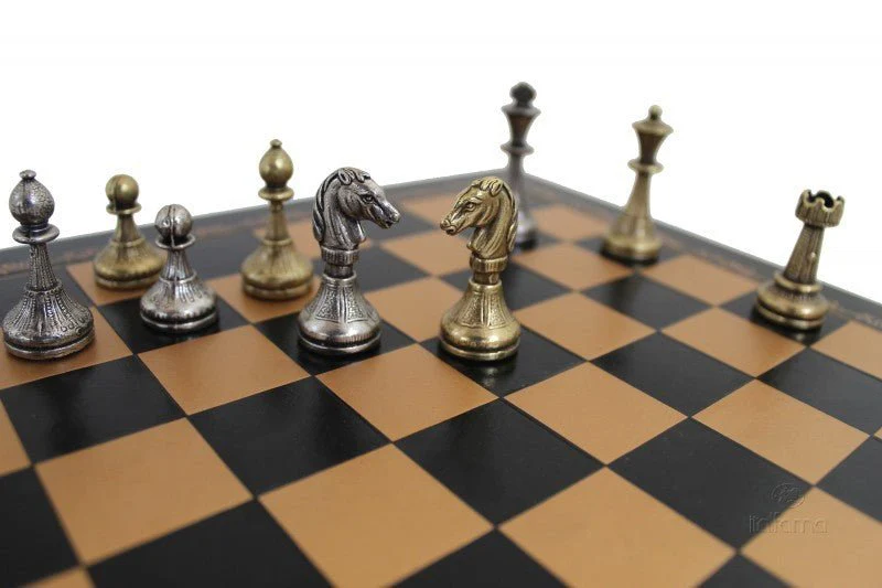 Pièces d'échecs en métal - Mignon - Taille 1 - Ital Fama - Image 3