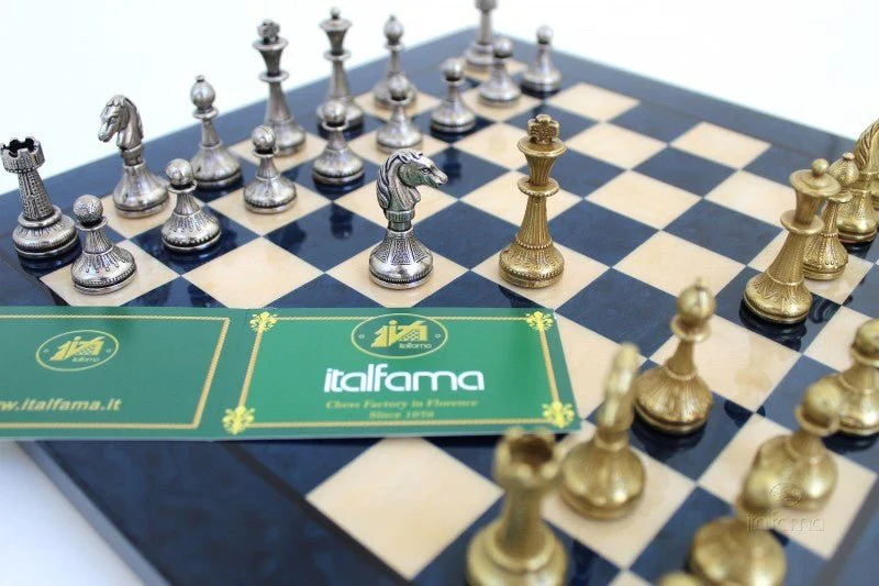 Pièces d'échecs en métal - Mignon - Taille 1 - Ital Fama - Image 4