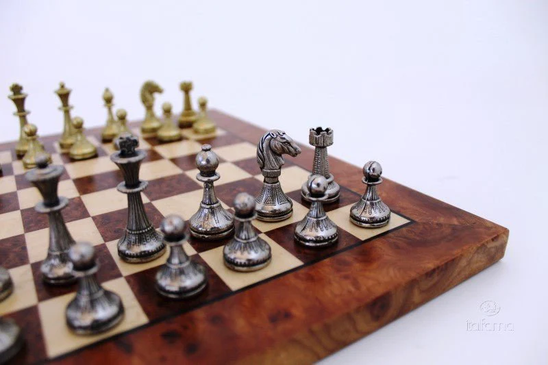 Pièces d'échecs en métal - Mignon - Taille 1 - Ital Fama - Image 5