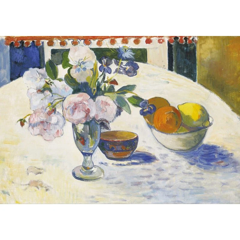 Puzzle Bois Michèle Wilson - 12 pièces - Fleurs et bol de fruits, 1894 - Image 2