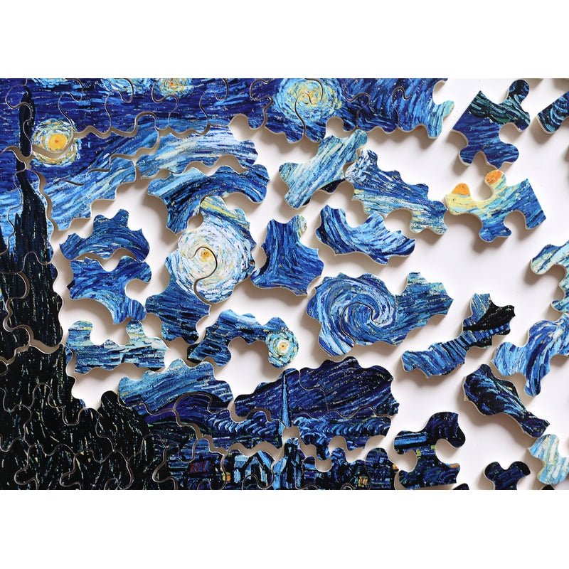 Puzzle Bois Michèle Wilson - 80 pièces - Nuit Etoilée - Van Gogh - Image 5