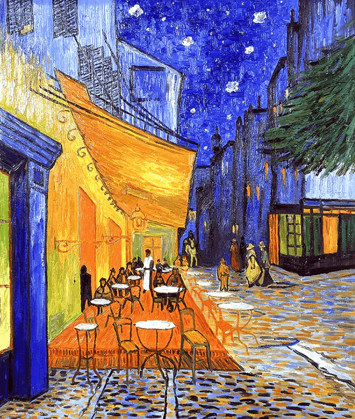 Puzzle Coffre Luxe 1000p - Café le soir - Van Gogh - Image 2