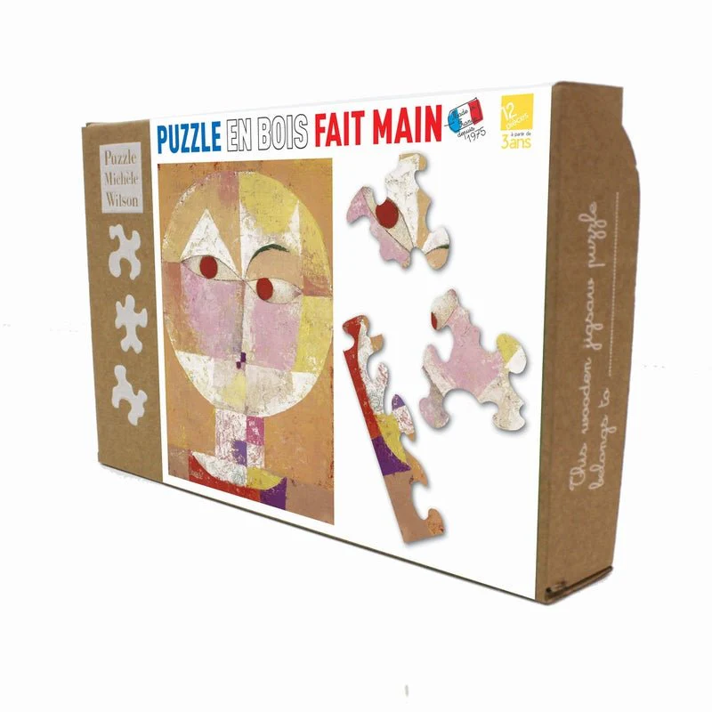 Puzzle en bois Michèle Wilson - 12 p - Senecio - Klee