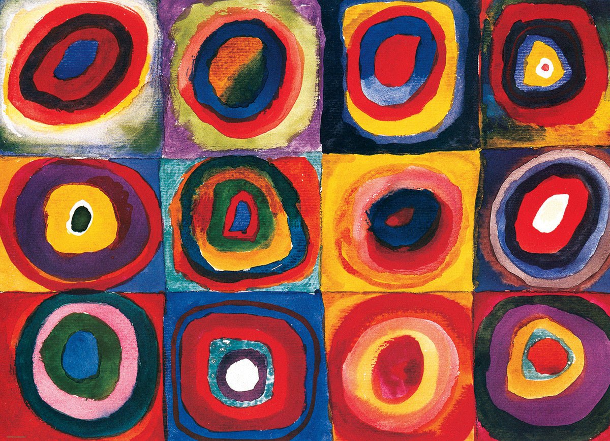 Puzzle Eurographics - 1000 p - Etude de couleurs - Kandinsky - Image 2