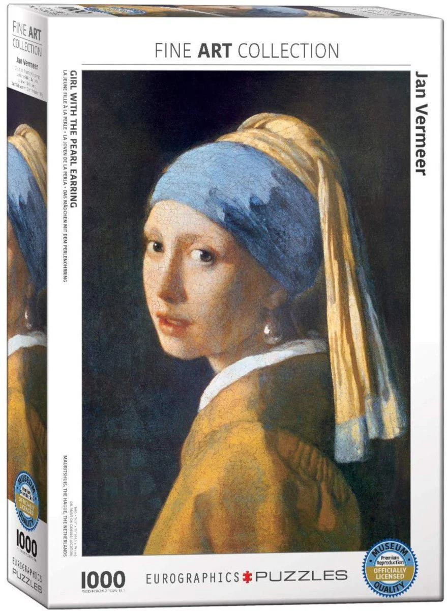 Puzzle Eurographics - 1000 p - La Jeune fille à la perle - Vermeer