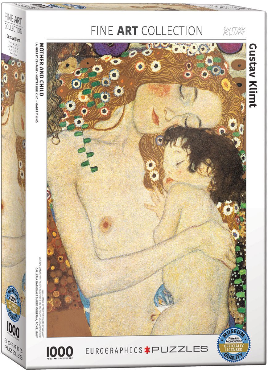 Puzzle Eurographics - 1000 p - La mère et l'enfant - Klimt