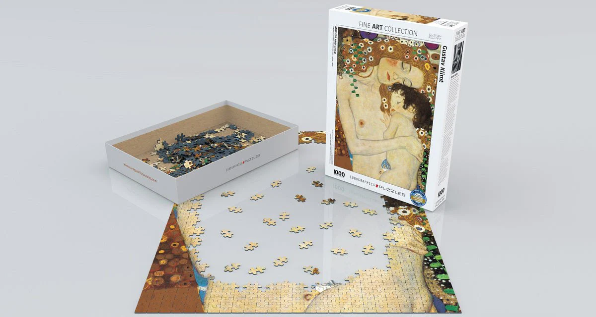 Puzzle Eurographics - 1000 p - La mère et l'enfant - Klimt - Image 2