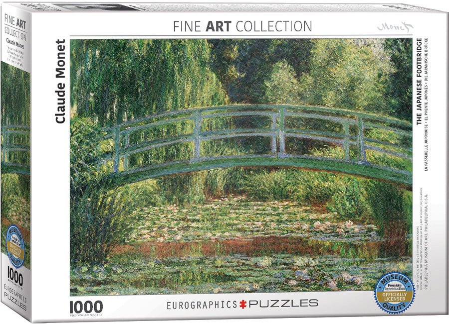 Puzzle Eurographics - 1000 p - Le pont japonais - Monet - Image 3