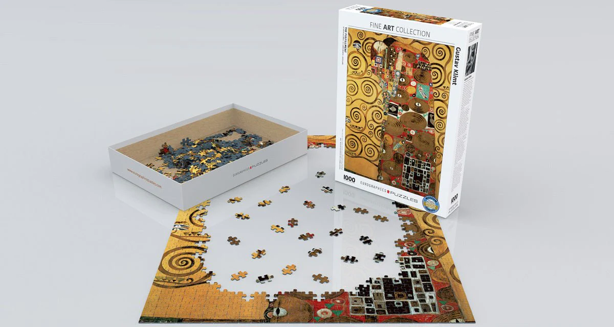 Puzzle Eurographics - 1000 p - Le Désir accompli - Gustav Klimt - Image 2