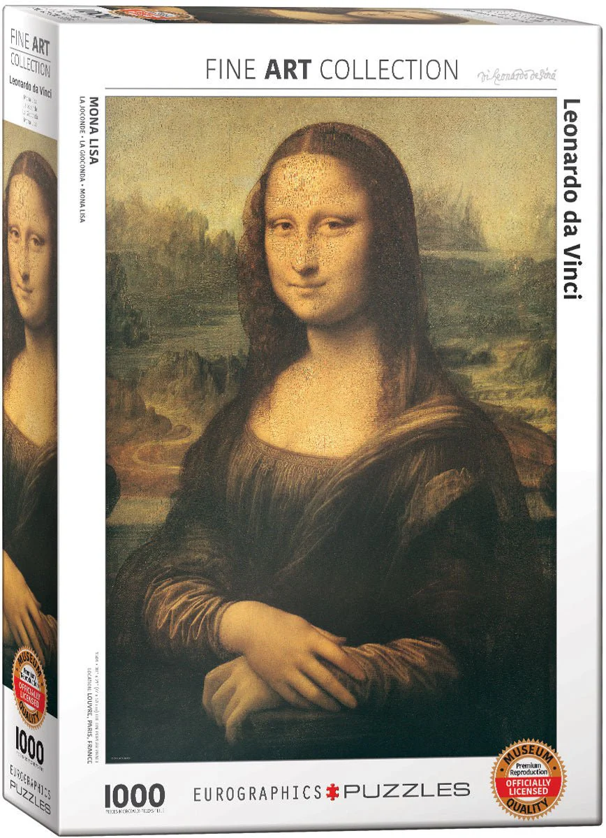 Puzzle Eurographics - 1000 p - Mona Lisa - Da vinci