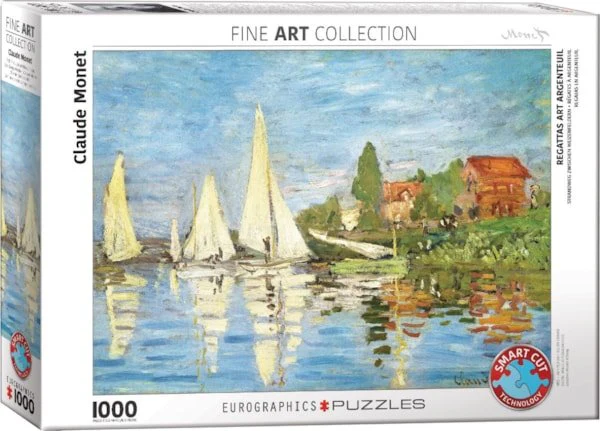 Puzzle Eurographics -1000 p - Régates à Argenteuil - Monet