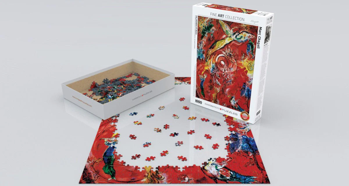 Puzzle Eurographics - 1000 p - Triomphe de la musique -Chagall - Image 2
