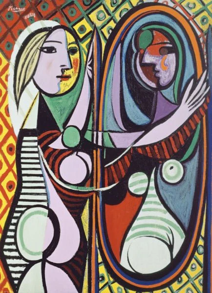 Puzzle Eurographics 1000 pièces- Jeune fille devant un miroir - Picasso - Image 2