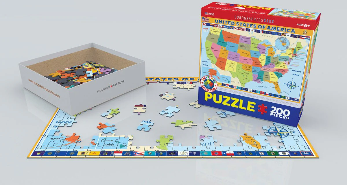 Puzzle Eurographics - 200 p - Carte de l’Europe - Image 3