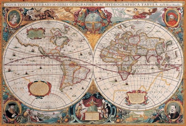Puzzle Eurographics - 2000 p - Carte de monde antique - Image 3