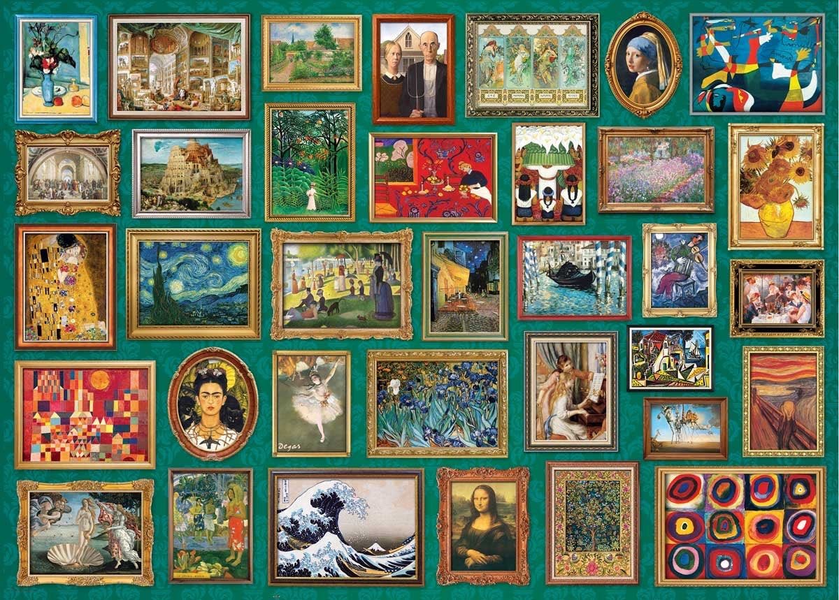 Puzzle Eurographics - 2000 p - Chefs-d'Oeuvre - Image 2