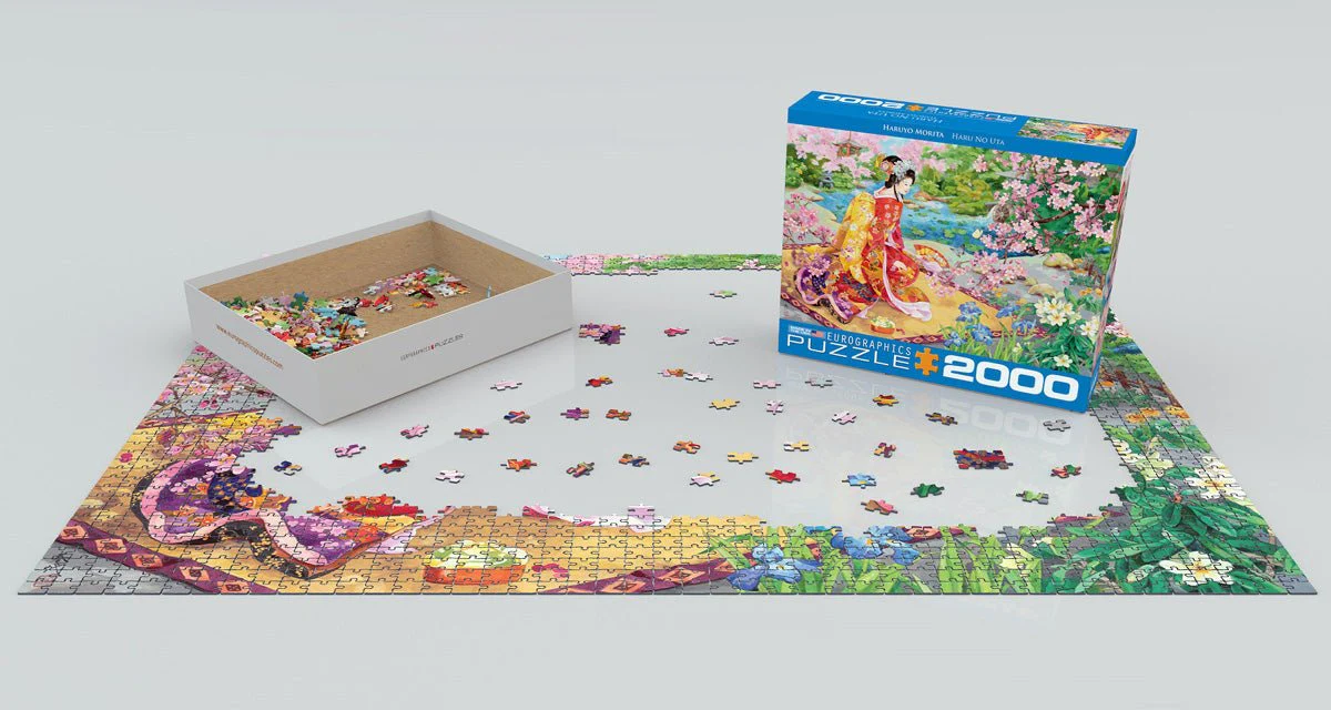 Puzzle Eurographics - 2000 p - Haru No Uta - Morita - Image 2